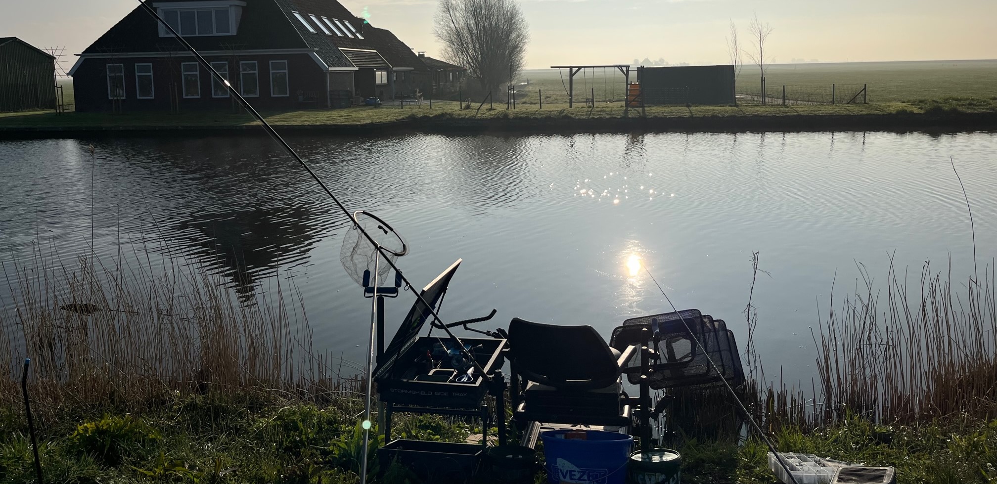 Viswedstrijd Workumertrekvaart Tjerkwerd-Parrega